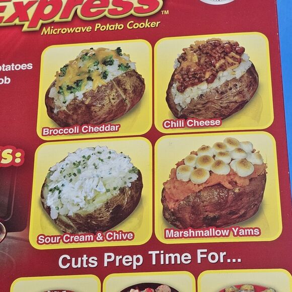 2 - As Seen On TV Potato Express Microwave Potato Cooker Bags NEW Gadget Cooking - Picture 5 of 16